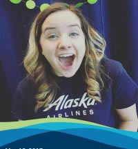 Caitlin, Alaska Airlines